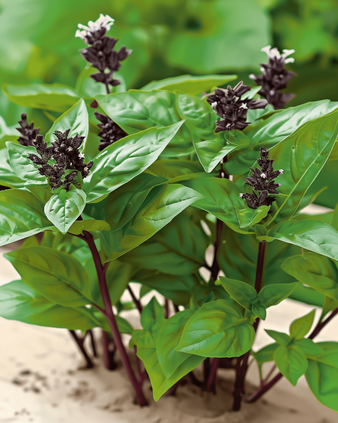 Thaibasilikum (Ocimum basilicum) dyrket fra frø – en nem urt for begyndere