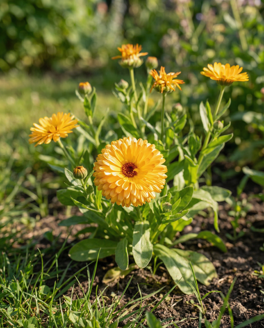 Blomsterkarse Pacific Beauty (Calendula officinalis) – økologiske frø til ettårige blomster fra SeedsChoice