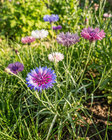 Kornblomst Mixed (Centaurea cyanus) – økologiske etårige blomsterfrø fra SeedsChoice