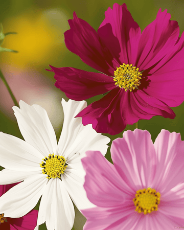 Sensation frø (Cosmos bipinnatus) – økologisk enårig blomst