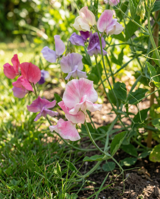 Lugtært Spencer Mixed (Lathyrus odoratus) – økologiske frø til enårige blomster fra SeedsChoice