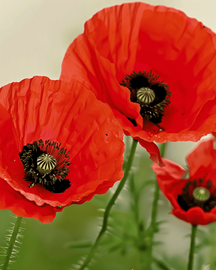 Valmuefrø (Papaver rhoeas) – økologisk enårig blomst
