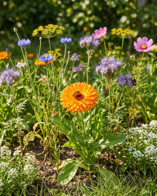For Bees Mix (Sinapis alba) – økologiske frø til enårige blomster fra SeedsChoice