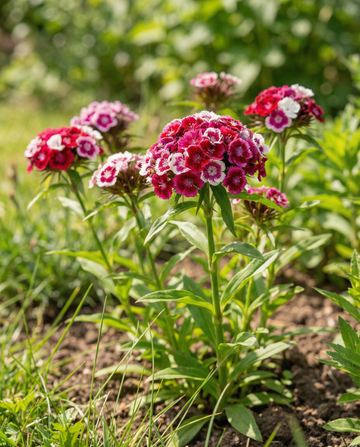 Dianthus barbatus (bartnellike) – økologiske toårige blandingsfrø fra SeedsChoice