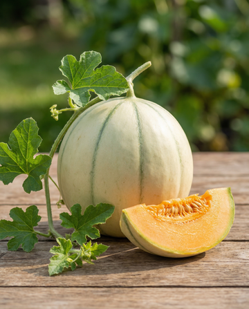 Sukkermelon Charentais (Cucumis melo) – økologiske etårige grøntsagsfrø fra SeedsChoice