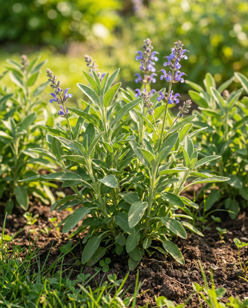 Salvie (Salvia officinalis) – økologiske frø til flerårig krydderurt fra SeedsChoice