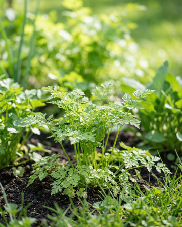 Kørvel Fine Curled (Anthriscus cerefolium) – økologiske etårige urtefrø fra SeedsChoice
