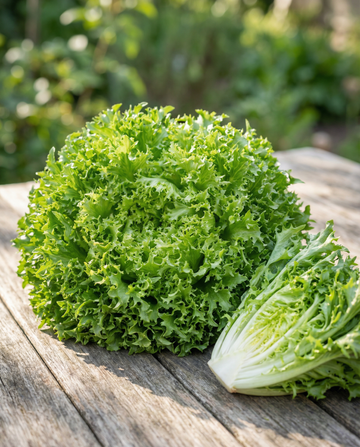 Kruset endivie Grosse Pancaliere (Cichorium endivia) – økologiske frø til etårig grøntsag fra SeedsChoice