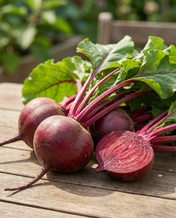 Rødbede Egyptian Turnip Rooted (Beta vulgaris) – økologiske etårige grøntsagsfrø fra SeedsChoice