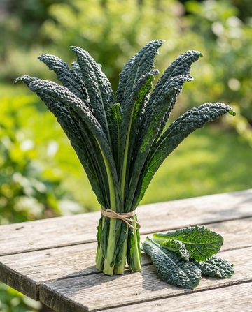 Sortbladet grønkål Nero Di Toscana (Brassica oleracea) – økologiske etårige grøntsagsfrø fra SeedsChoice