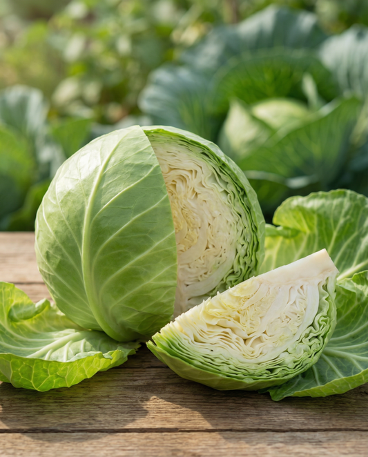 Hvidkål Drago F1 (Brassica oleracea) – økologiske ettårige grøntsagsfrø fra SeedsChoice