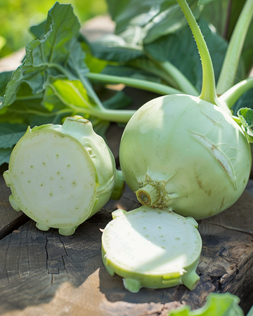 Kohlrabi Korist F1-frø (Brassica oleracea) – økologisk etårig grøntsag