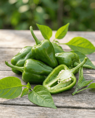 Padron Pepper (Capsicum annuum) – økologiske etårige grøntsagsfrø fra SeedsChoice
