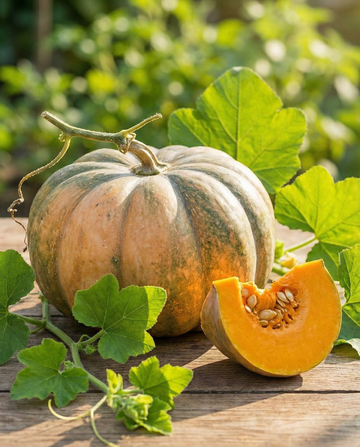Musquée De Provence græskar (Cucurbita moschata) – økologiske frø til enårig grøntsag fra SeedsChoice