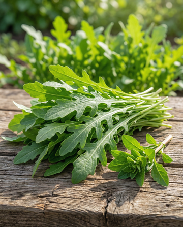 Raketsalat (Eruca sativa) – økologiske frø til enårig grøntsag fra SeedsChoice