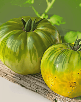 Tomatfrø Green Zebra økologisk Solanum lycopersicum etårig
