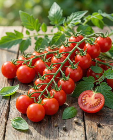 Kirsebærtomat Sweetie (Solanum lycopersicum) – økologisk etårigt grønsagsfrø fra SeedsChoice