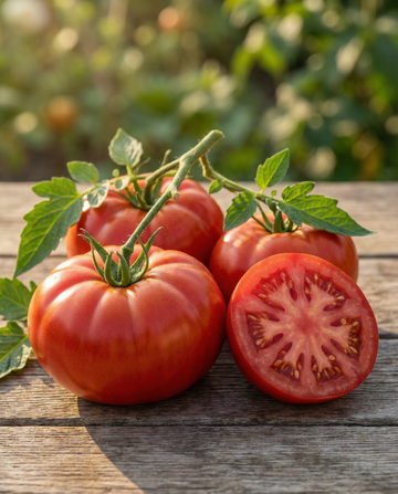Oksekødtomat Marmande (Solanum lycopersicum) – økologiske frø til enårige grøntsager fra SeedsChoice