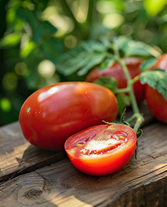 Tomat Roma Vf (Solanum lycopersicum) – økologiske enårige grøntsagsfrø fra SeedsChoice