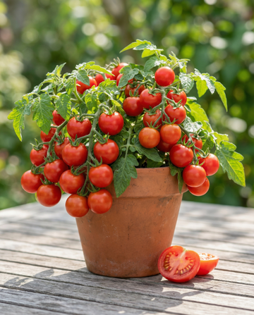 Hængende tomat Koralik (Solanum lycopersicum) – økologiske etårige grøntsagsfrø fra SeedsChoice
