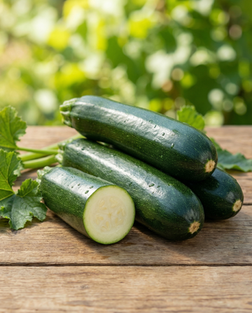 Squash Dunja F1 (Cucurbita pepo) – økologiske frø til etårig grøntsag fra SeedsChoice