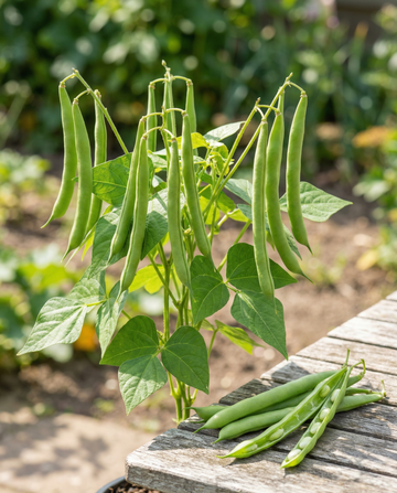Buskbønne Maxi (Phaseolus vulgaris) – økologiske frø til etårige grøntsager fra SeedsChoice