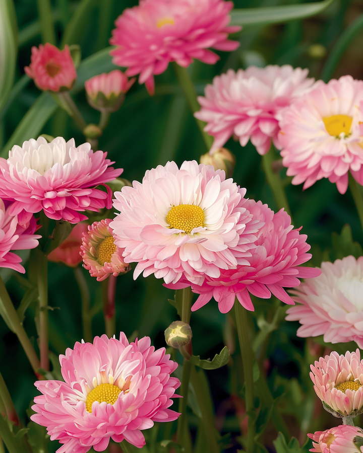 Double Mixed frø (Helipterum roseum) – etårig blanding
