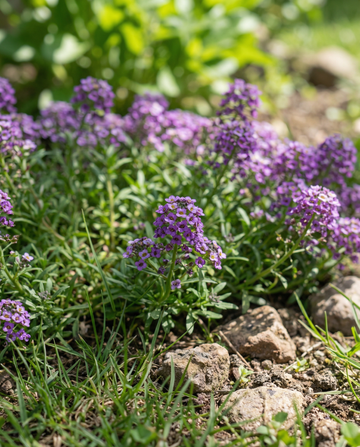 Hvid stenurt Royal Carpet (Lobularia maritima) – etårige blomsterfrø fra SeedsChoice