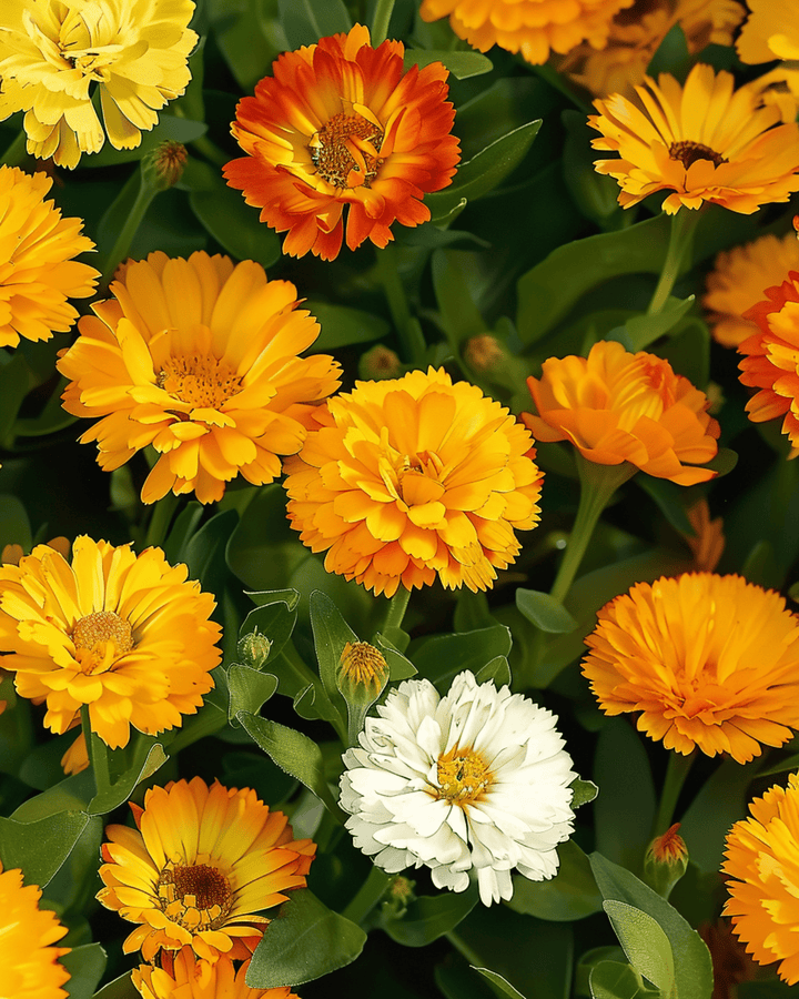 Blomsterkarse Fiesta Gitana Mix frø (Calendula officinalis) – ettårig blomst