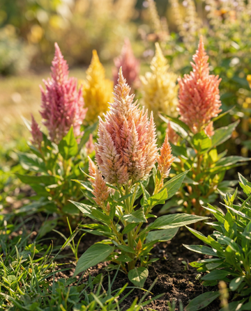 Ice Cream Mixed (Celosia argentea) – frø til etårig blanding fra SeedsChoice