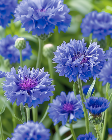 Kornblomstfrø Blue Ball (Centaurea cyanus) – etårig blomst