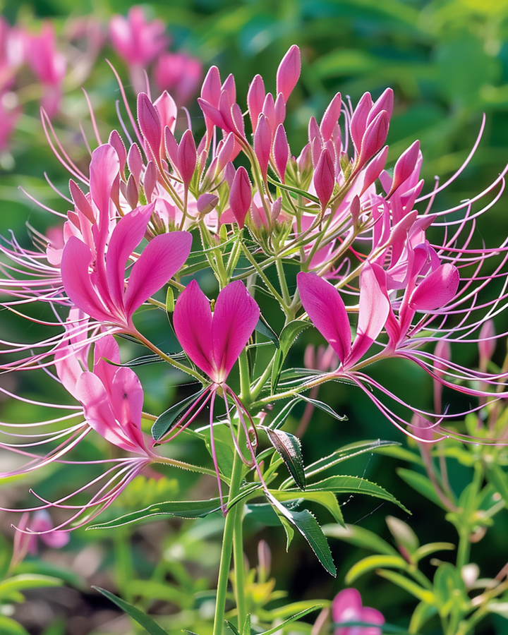 Spiderplant Rose Queen frø (Cleome hassleriana) – etårig blomst
