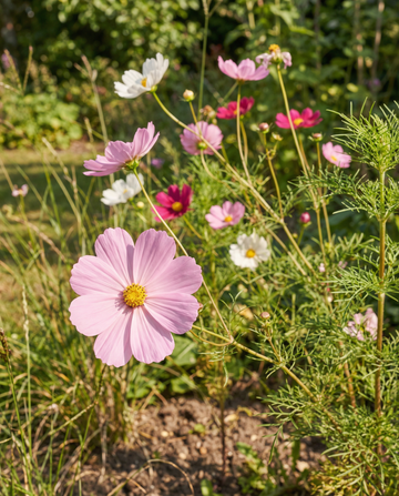 Sensation Mixed (Cosmos bipinnatus) – frø til enårig blanding fra SeedsChoice