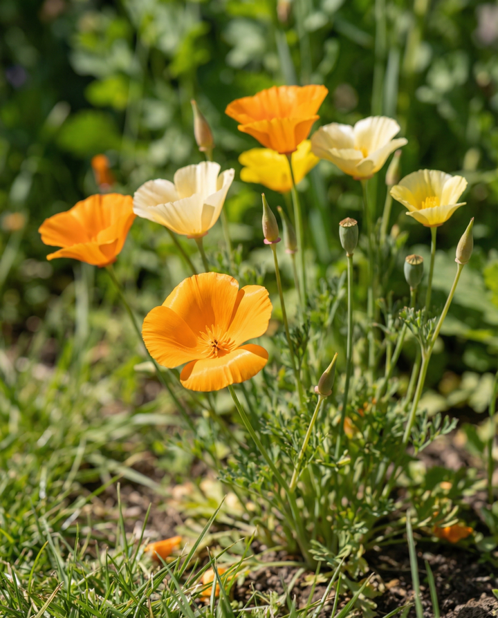 Enkeltblomstret blandet blanding – enårigt blomsterfrø