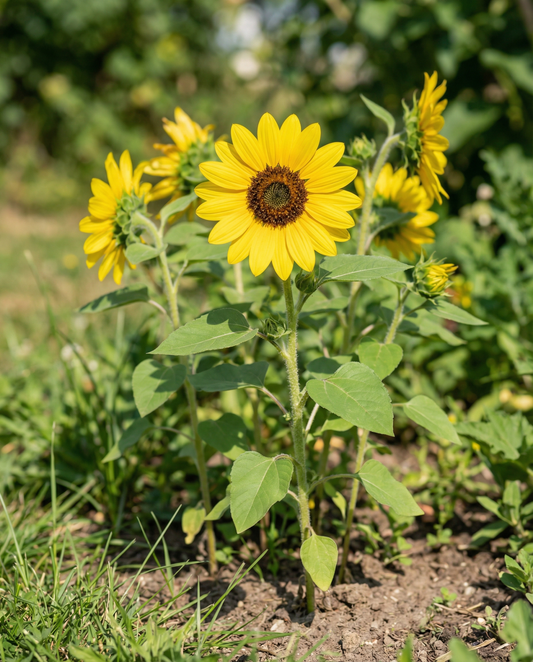 Solsikke Sunspot (Helianthus annuus) – frø til etårige blomster fra SeedsChoice