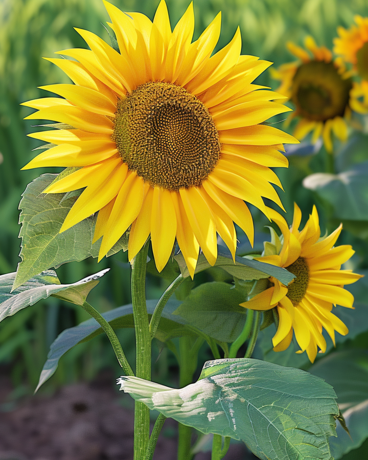 Solsikke Sunspot frø (Helianthus annuus) – etårig blomst
