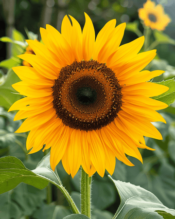 Solsikke Sunrich Orange F1 Pollenfree frø (Helianthus annuus) – etårig blomst