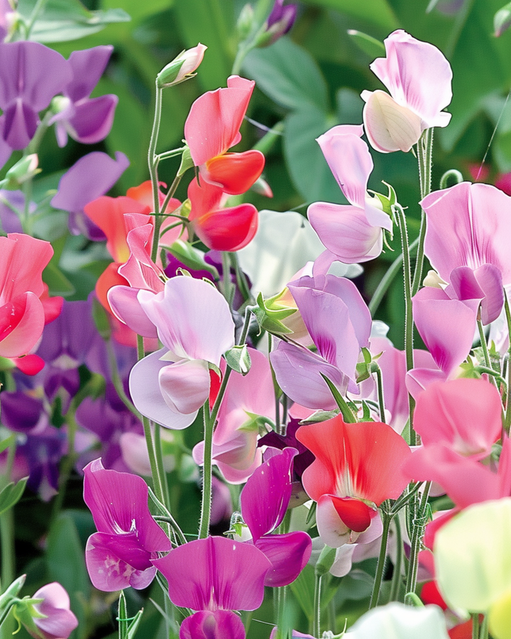Sweet Pea Royal Family Mixed frø (Lathyrus odoratus) – enårig blomst