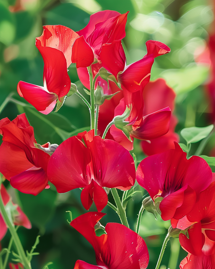 Sweet Pea Royal Family Red Climber frø (Lathyrus odoratus) – enårig klatreplante