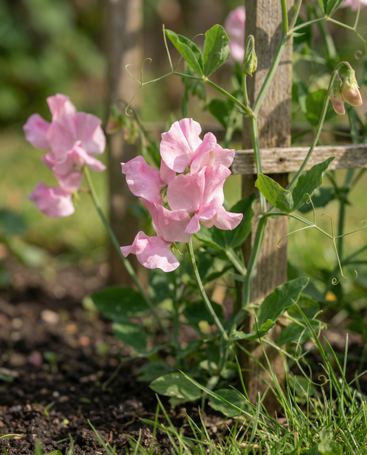 Sweet Pea Royal Family Pink (Lathyrus odoratus) – frø til enårig blomst fra SeedsChoice