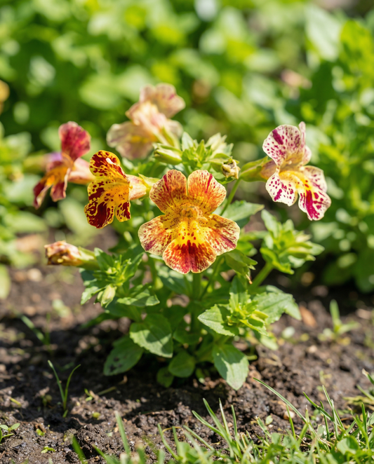 Monkey Queen's Prize (Mimulus hybrida) – etårige blomsterfrø fra SeedsChoice