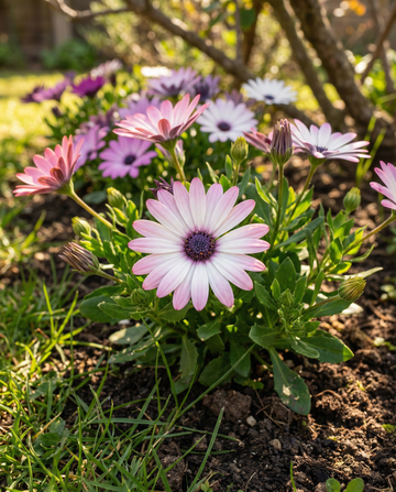 Afrikansk morgenfrue Akila (Osteospermum ecklonis) – frø i blandet farver fra SeedsChoice