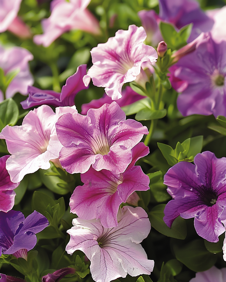 Dwarf Mixed frø (Petunia hybrida) – enårig blanding