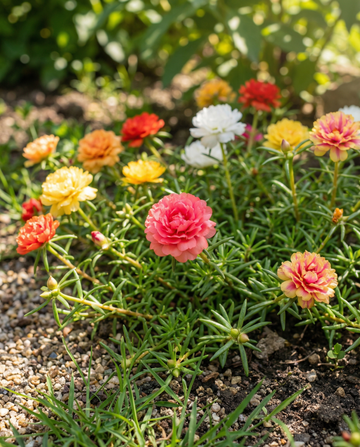 Double Mixed (Portulaca grandiflora) – etårige blomsterfrø fra SeedsChoice