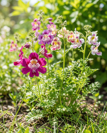 Fattigmands orkidé (Schizanthus wisetonensis) – etårige frø fra SeedsChoice