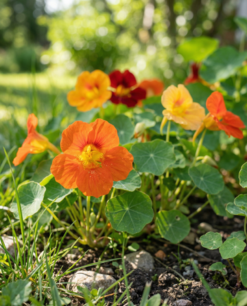 Blomsterkaransefro Tom Thumb (Tropaeolum majus) – ettårig blandingsfrø fra SeedsChoice