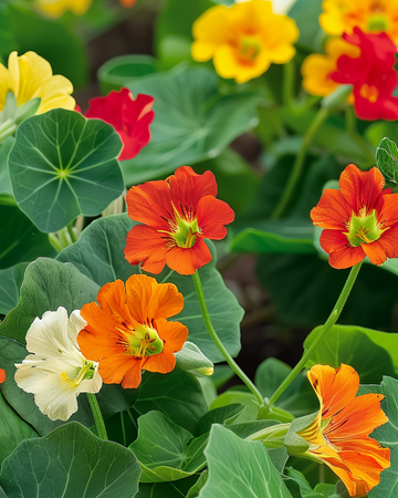 Blomsterkarse Tom Thumb frø (Tropaeolum majus) – enårig blanding