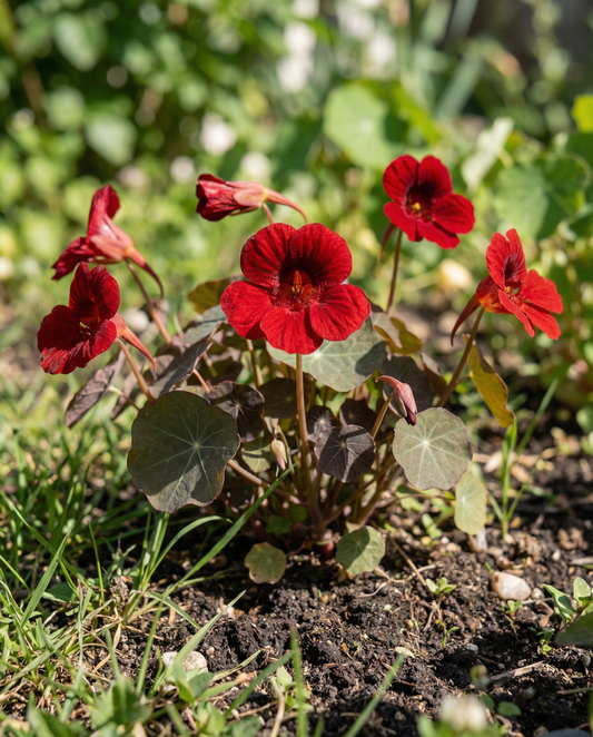 Blomsterkarse Empress Of India (Tropaeolum majus) – etårige frø fra SeedsChoice