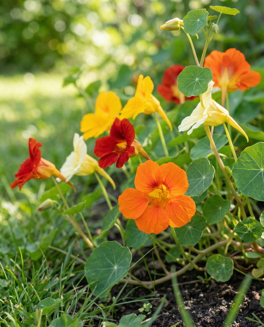 Blomsterkarse Jewel Of Africa (Tropaeolum majus) – etårige frø fra SeedsChoice