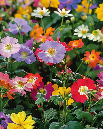 Japanese Carpet Mix Full Sun 15 til 45 cm frø – etårig blomst